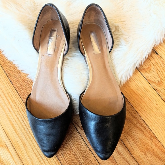 Halogen Hakayla Lea D'Orsay Pointed Toe Flats Sz 8 - Picture 2 of 8